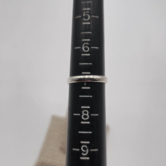 Size 7 Sterling Silver Brilliant Flash Of Color Moonstone Band Ring A3209 - Picture 7 of 9